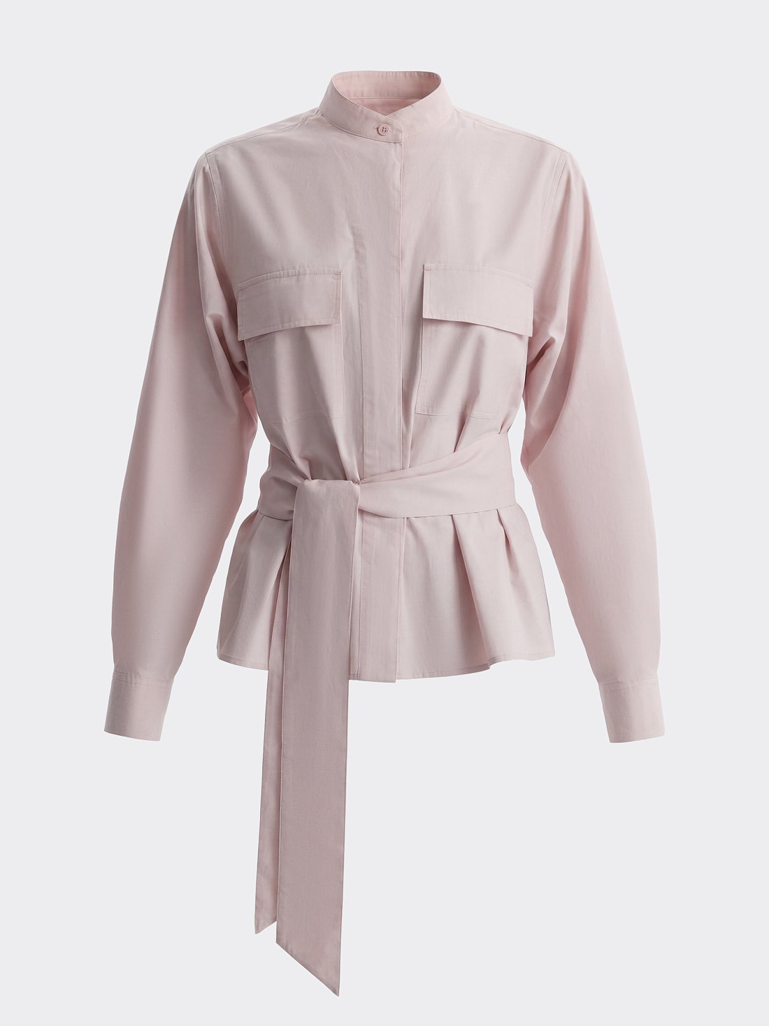 Блуза из 100% хлопка с поясом: фото №1