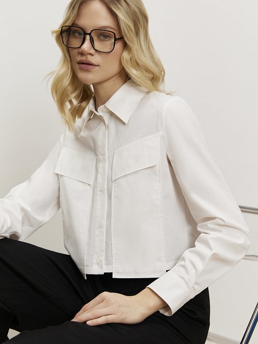 Укороченная рубашка: фото №8