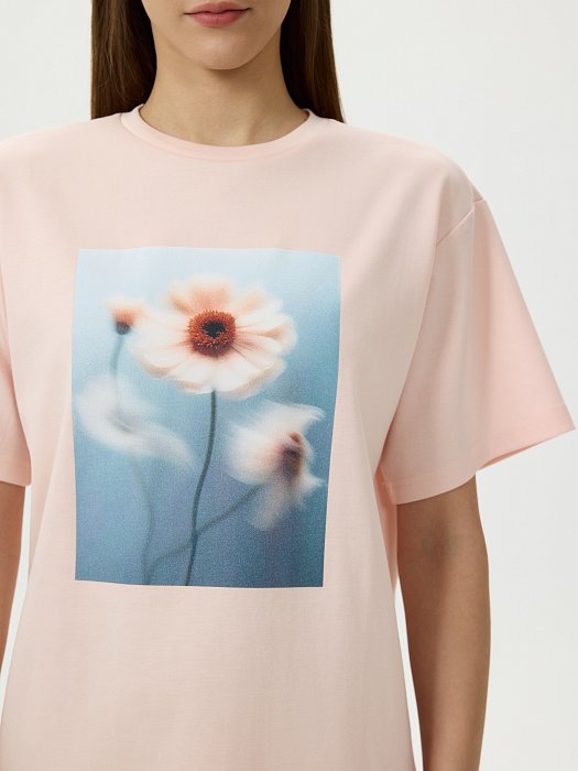 Футболка из хлопка с фотопринтом: фото №2