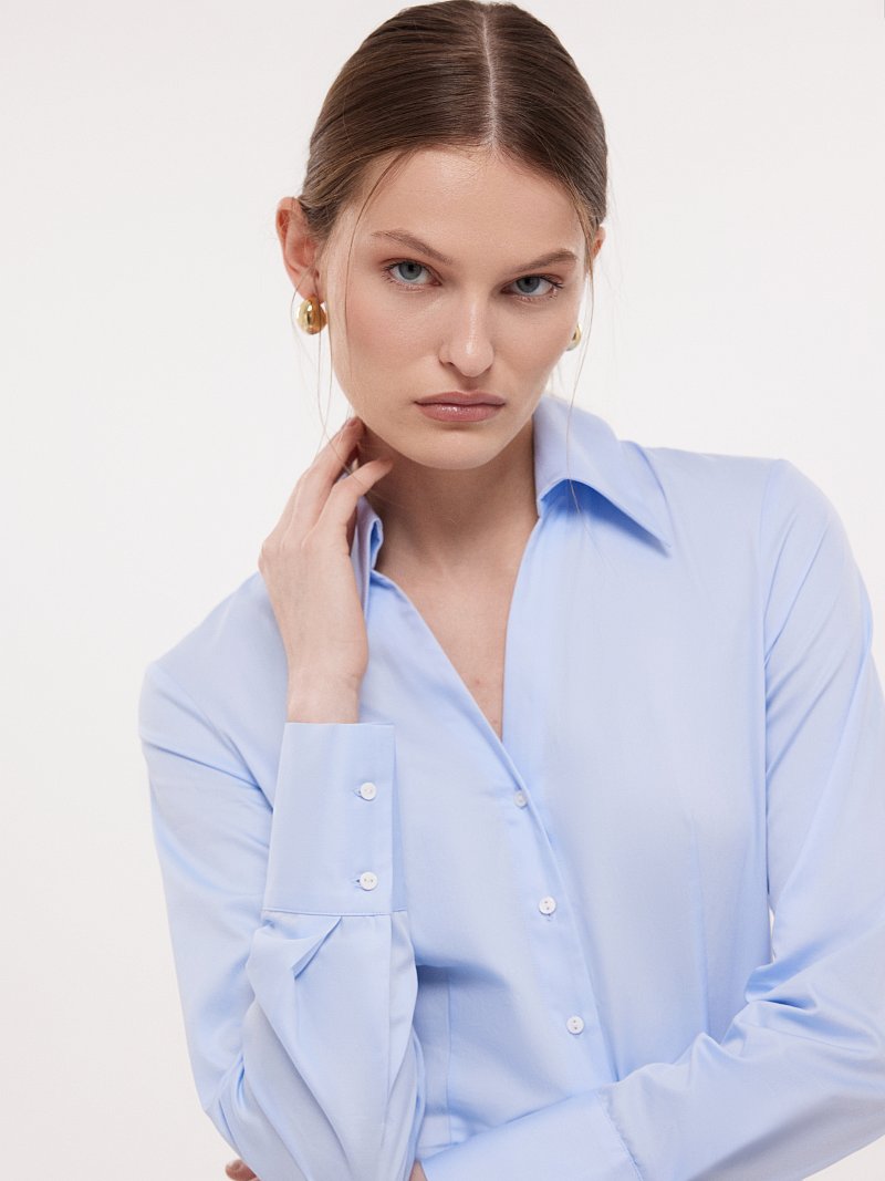 Боди-рубашка из хлопка