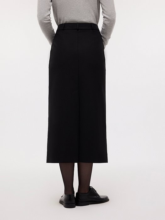 Юбка-макси прямого кроя: фото №4