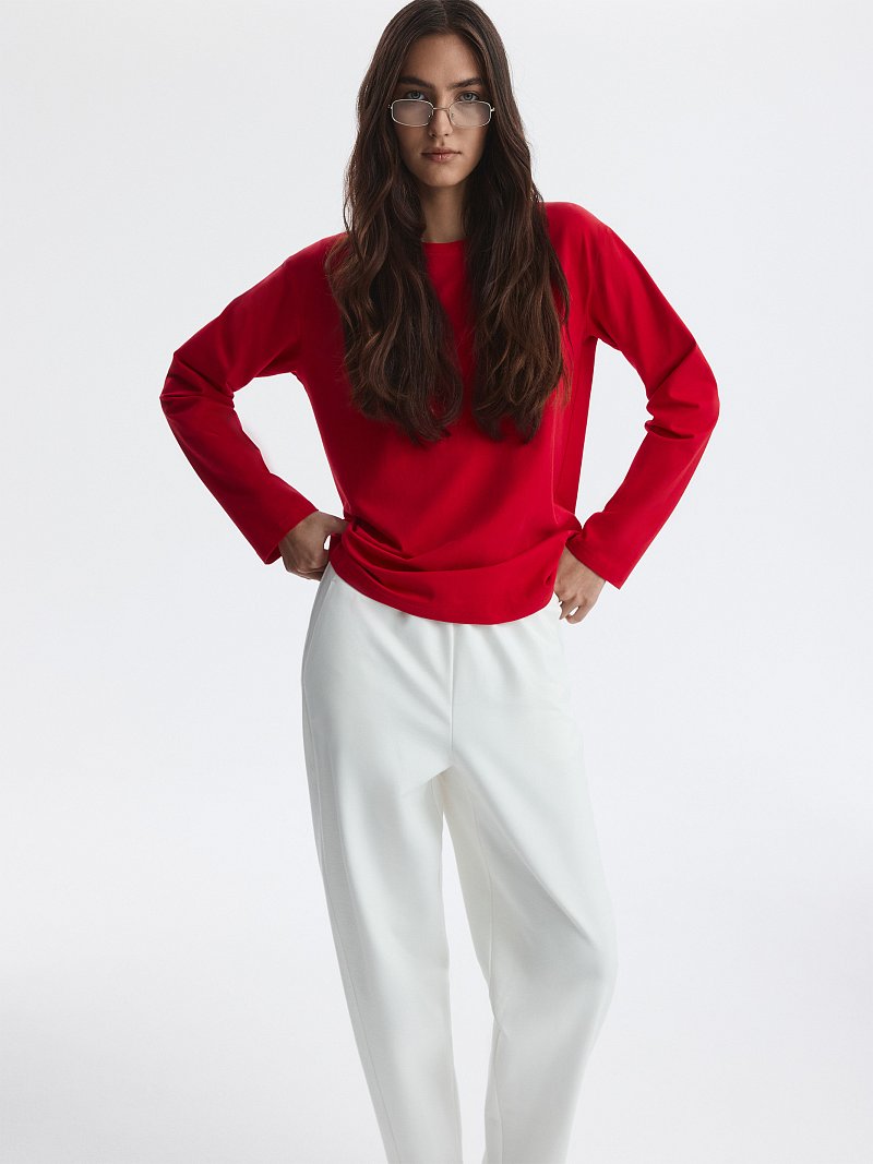 Трикотажные брюки из вискозы