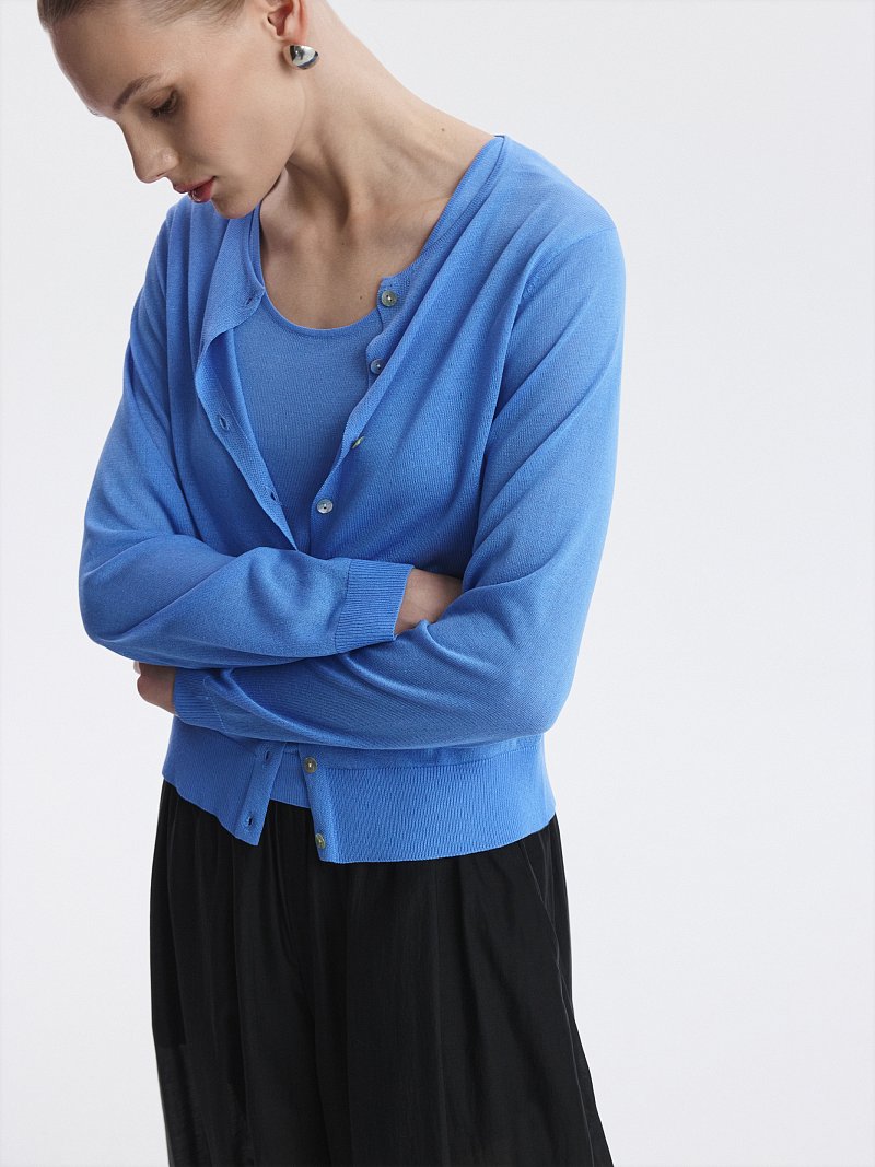 Кардиган с топом из вискозы