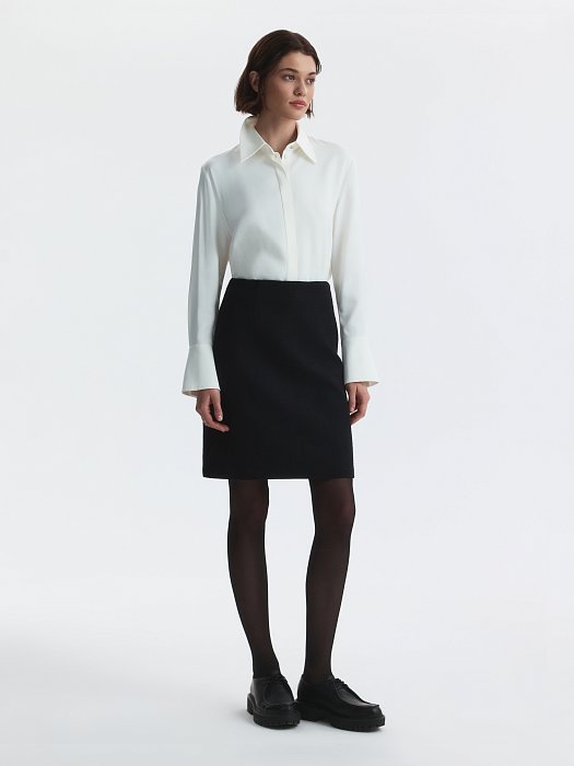 Юбка-трапеция из твида: фото №3