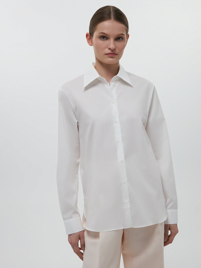 Классическая рубашка из хлопка