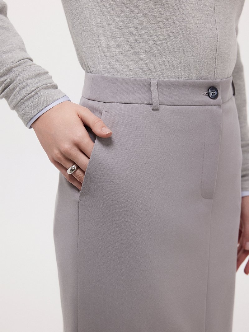 Юбка-макси с разрезами