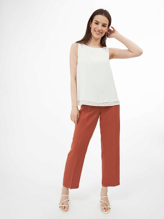 Двухслойный свободный топ: фото №2