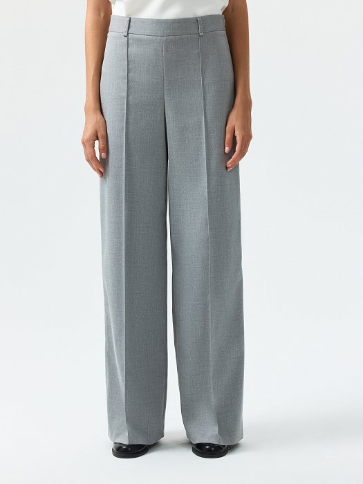 Широкие брюки «в елочку»: фото №3