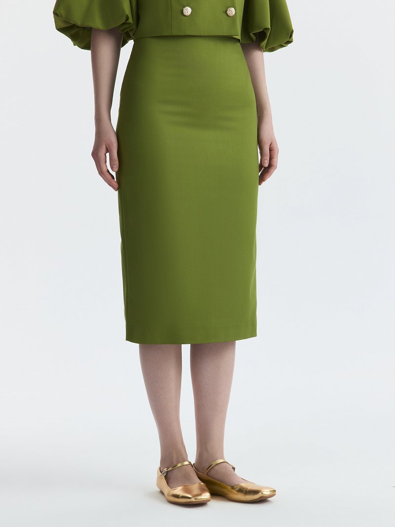 Классическая юбка-миди