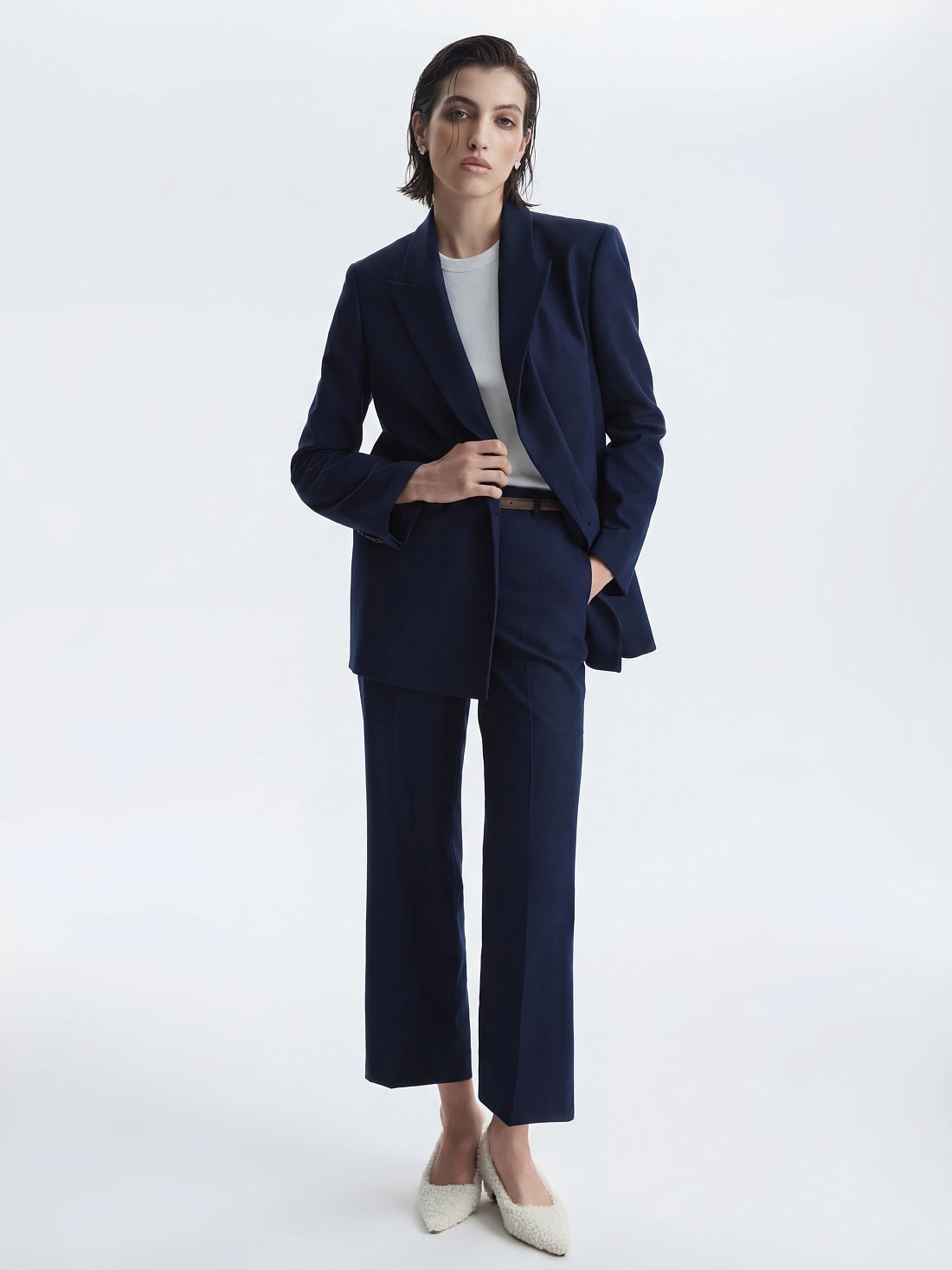 Брюки с высокой посадкой (Р158): фото №1