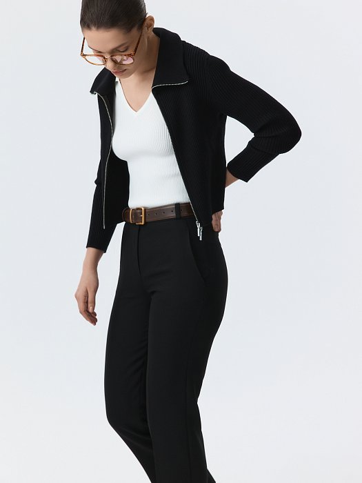 Зауженные брюки со стрелками: фото №2