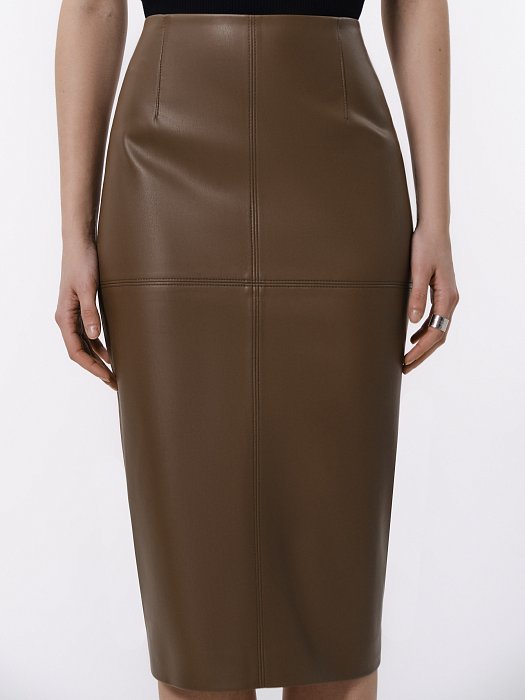 Юбка-карандаш из экокожи : фото №5