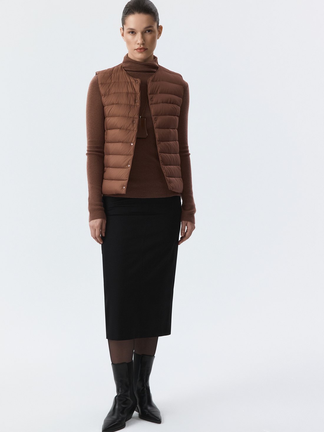 Юбка-карандаш из хлопка (Р158): фото №1