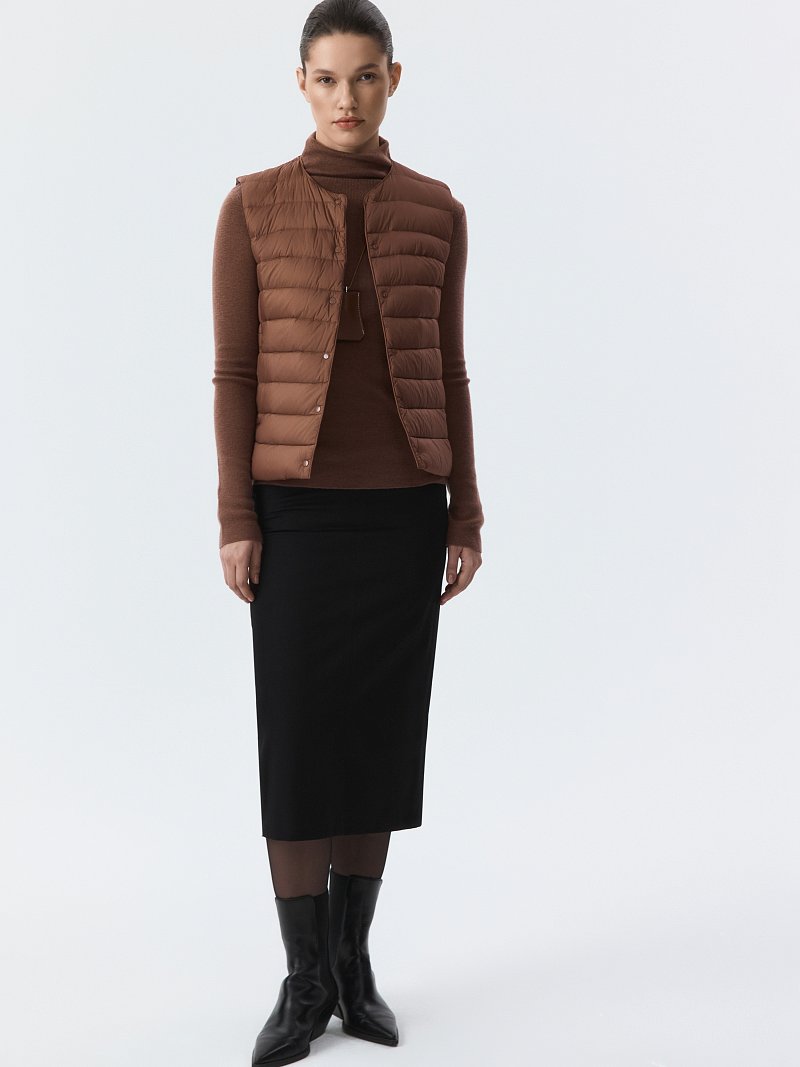 Юбка-карандаш из хлопка (Р158)