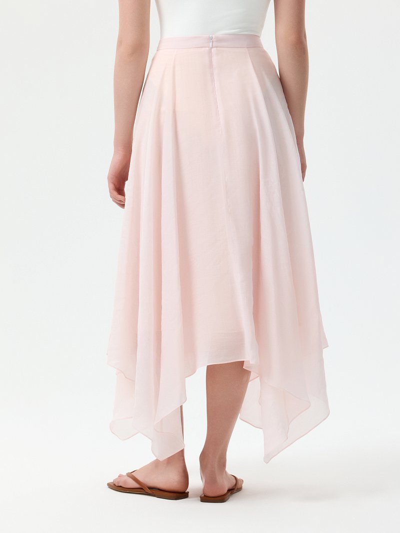 Асимметричная юбка из лиоцелла