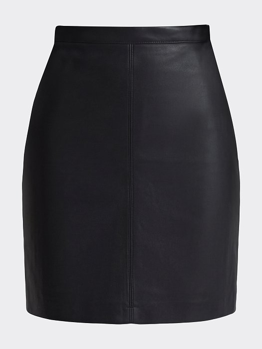 Мини-юбка из экокожи: фото №8