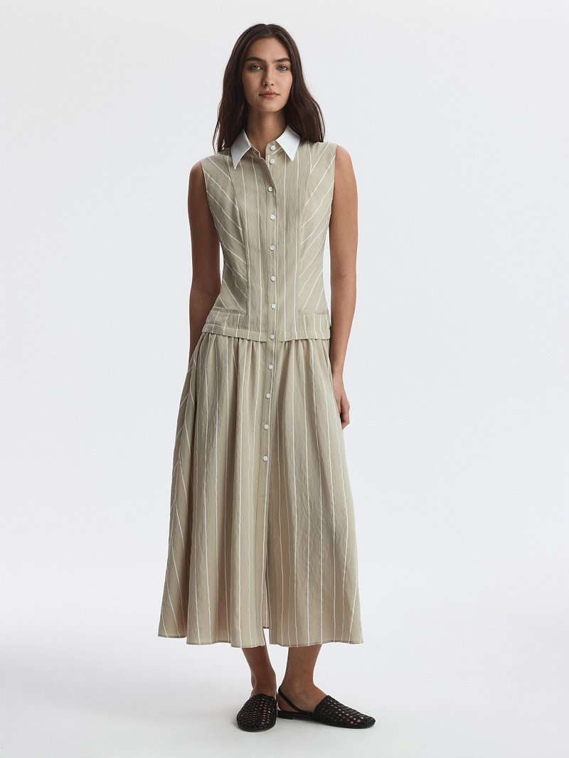 Платье в полоску