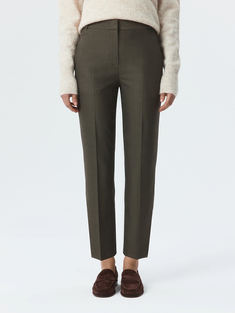 Зауженные укороченные брюки (Р158)