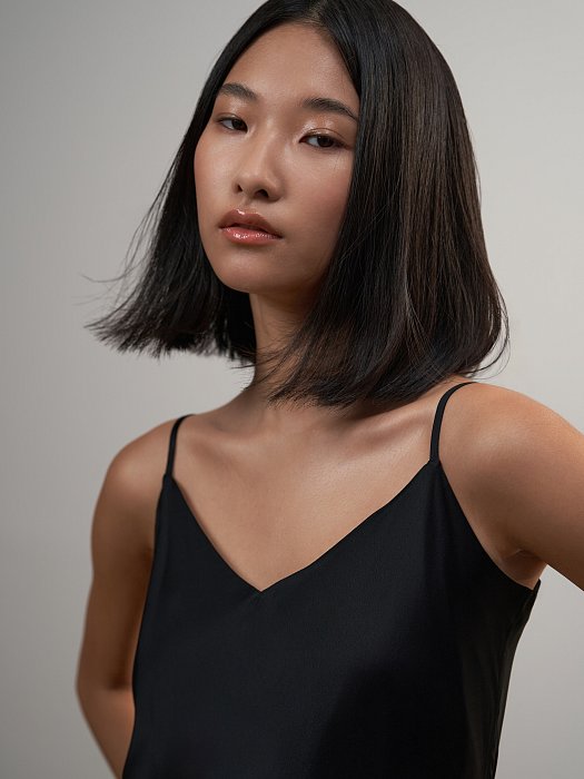 Атласный топ: фото №4