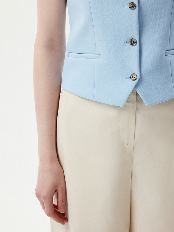 Костюмный жилет из хлопка