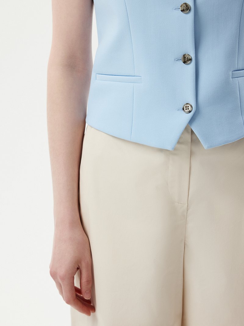 Костюмный жилет из хлопка