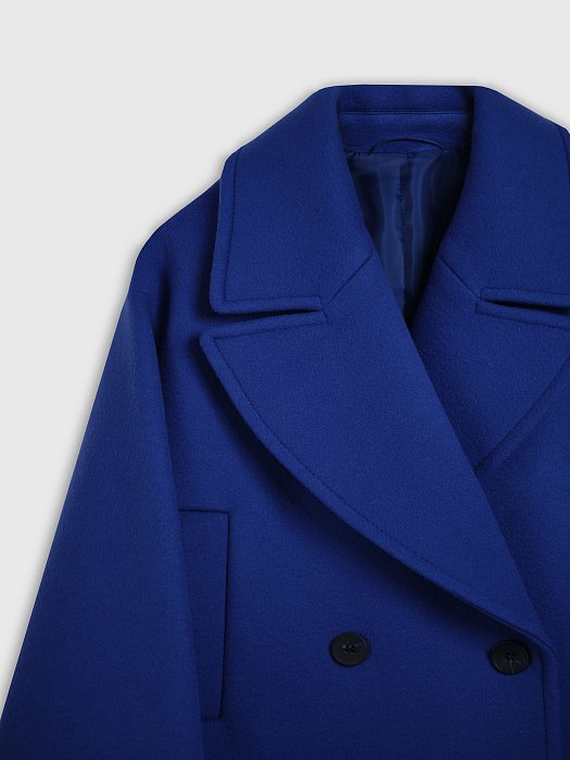 Пальто оверсайз шерстяное: фото №12