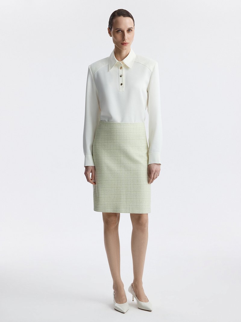 Мини-юбка из твида