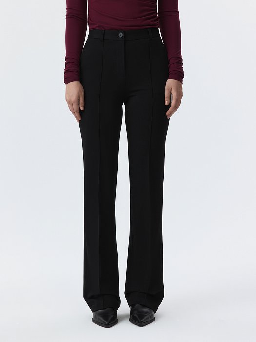 Классические брюки из трикотажа: фото №3