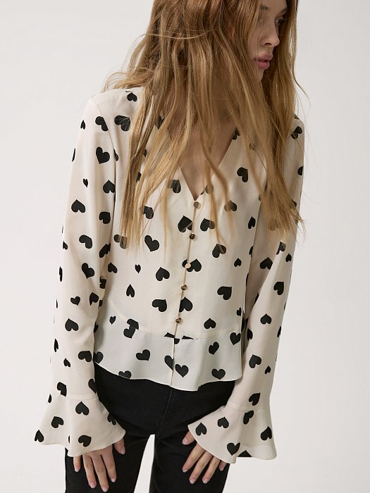 Блуза с сердечками: фото №4