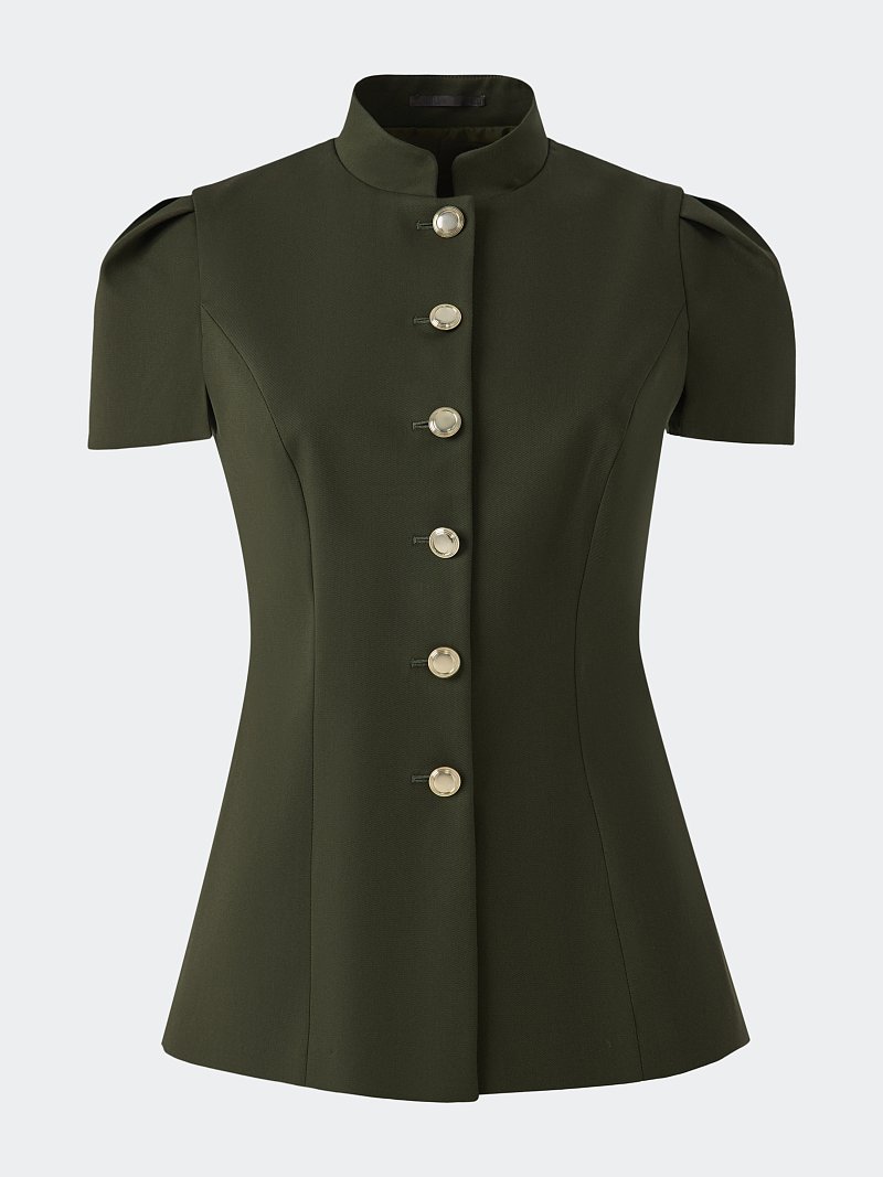 Жакет с короткими рукавами