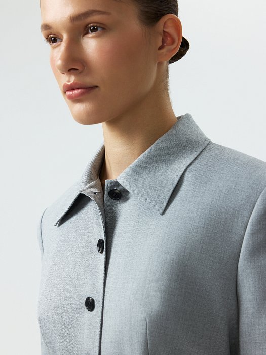 Жакет с отложным воротником: фото №3