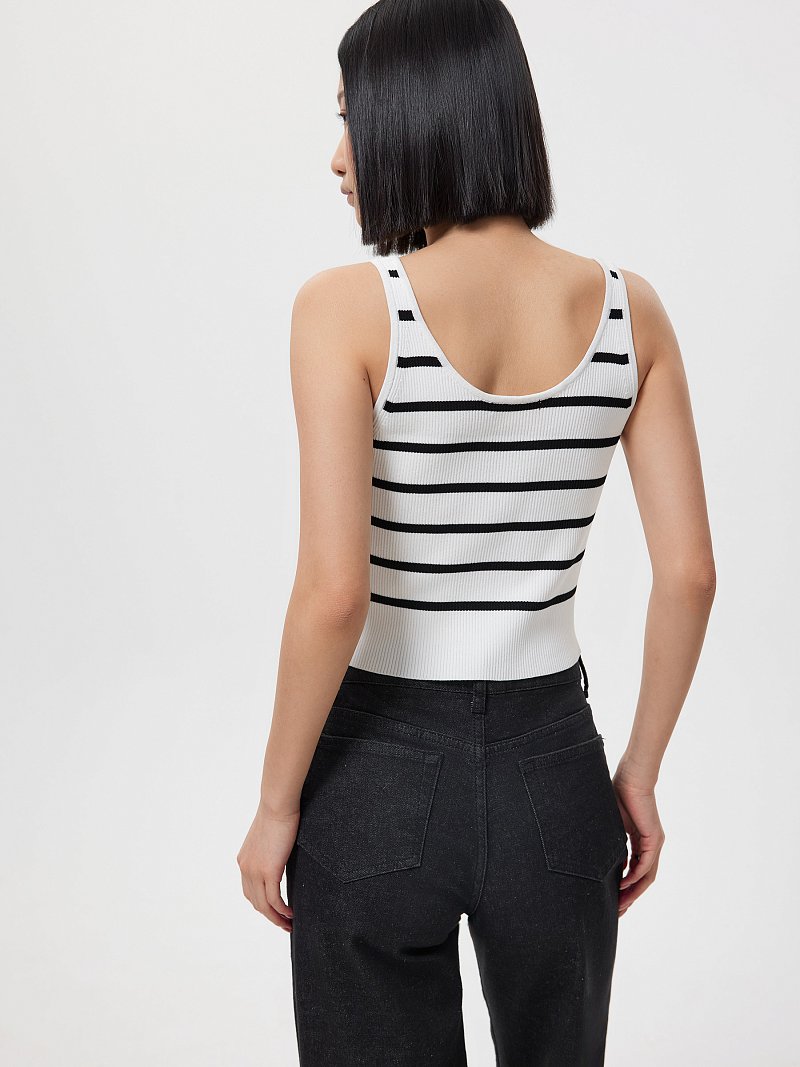 Кроп-топ в полоску