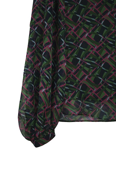 Блуза из шифона с принтом: фото №8