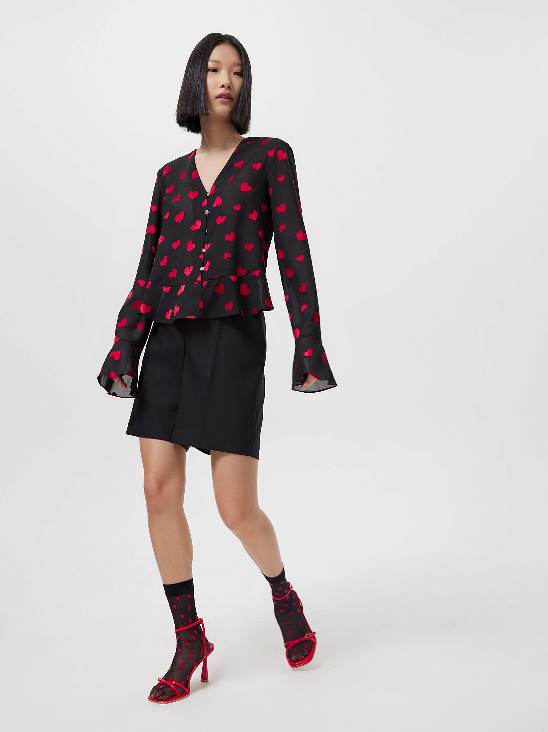 Блуза с сердечками: фото №1