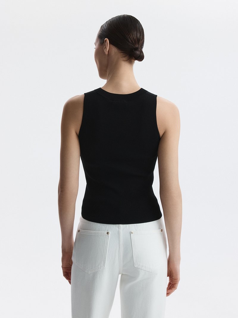 Укороченный топ из вискозы