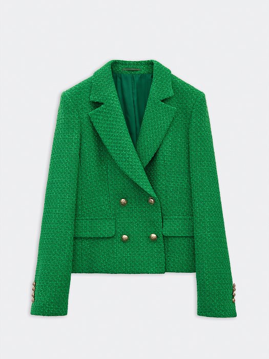 Жакет из фактурной ткани: фото №10