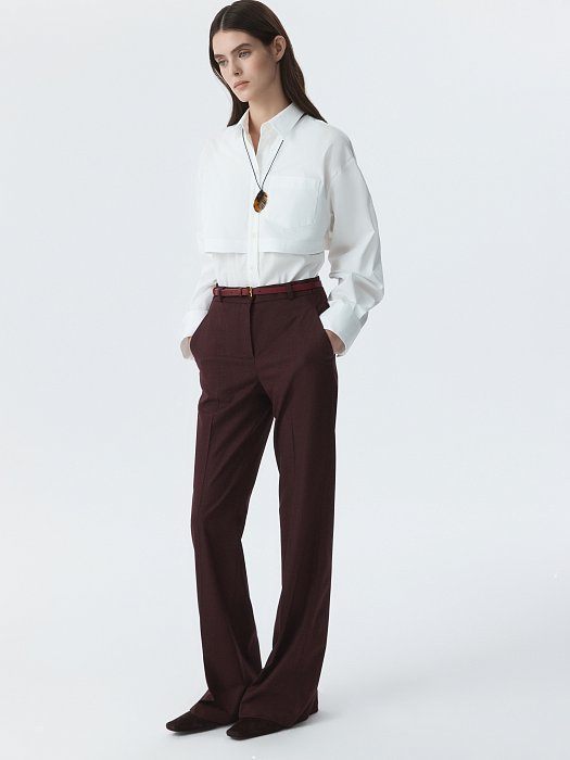 Расклешенные брюки из фланели: фото №6