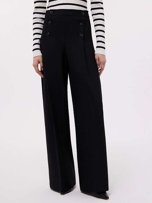 Широкие брюки со стрелками: фото №3