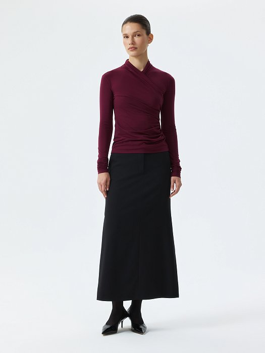 Лонгслив на запах: фото №6