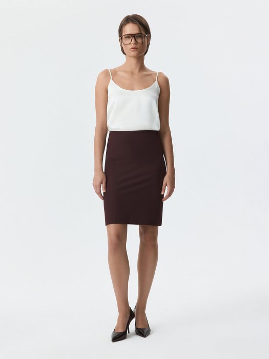 Прямая мини-юбка: фото №6