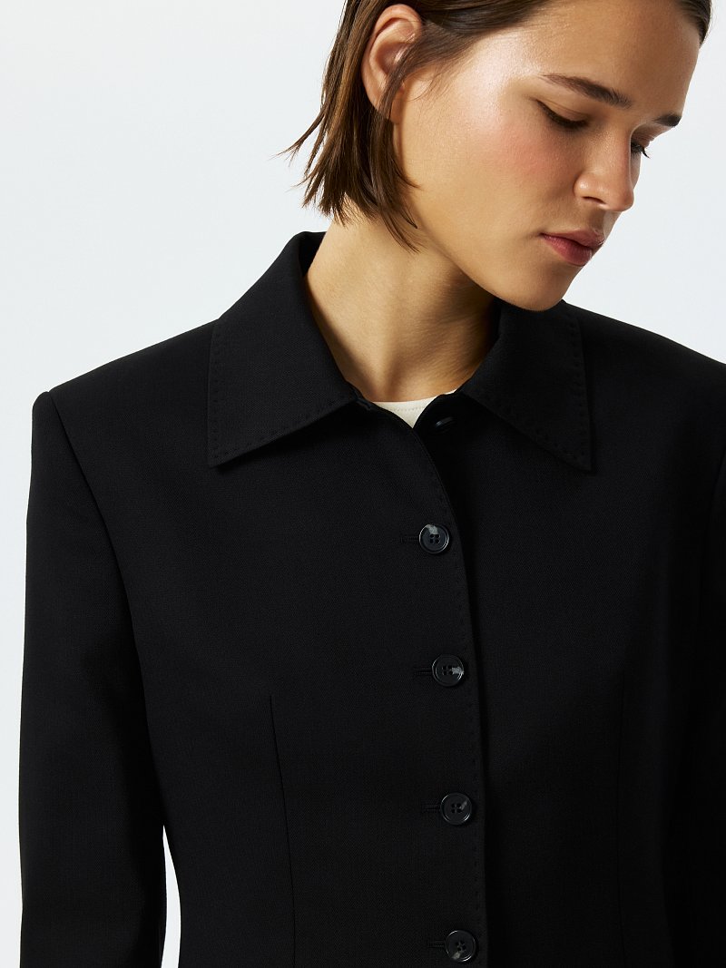 Жакет с отложным воротником (Р158)