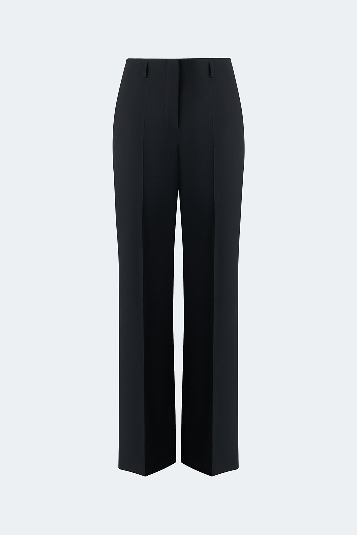 Прямые брюки с шерстью