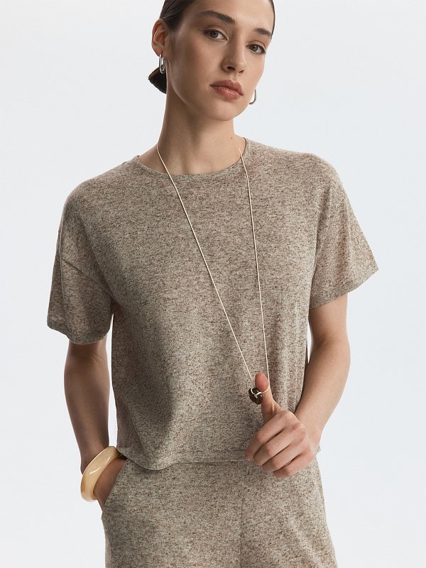 Джемпер со льном