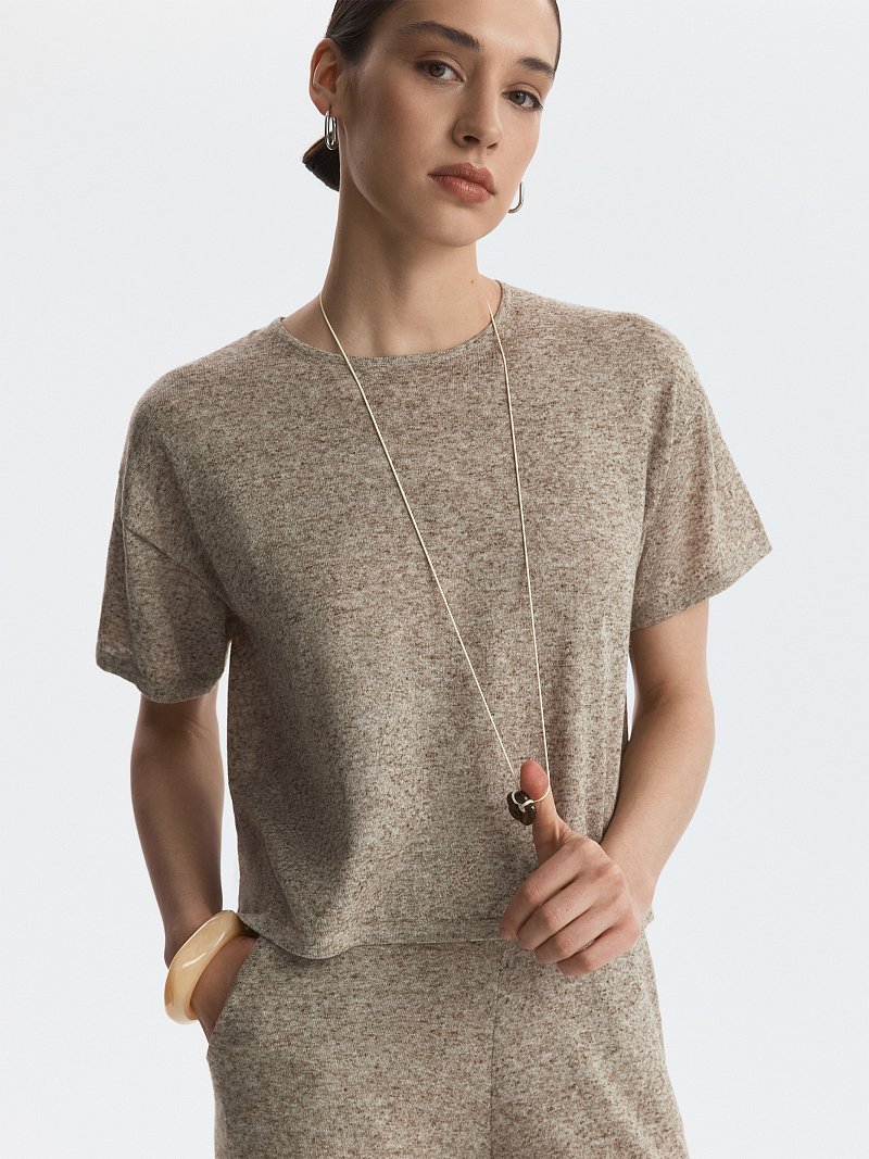 Джемпер со льном