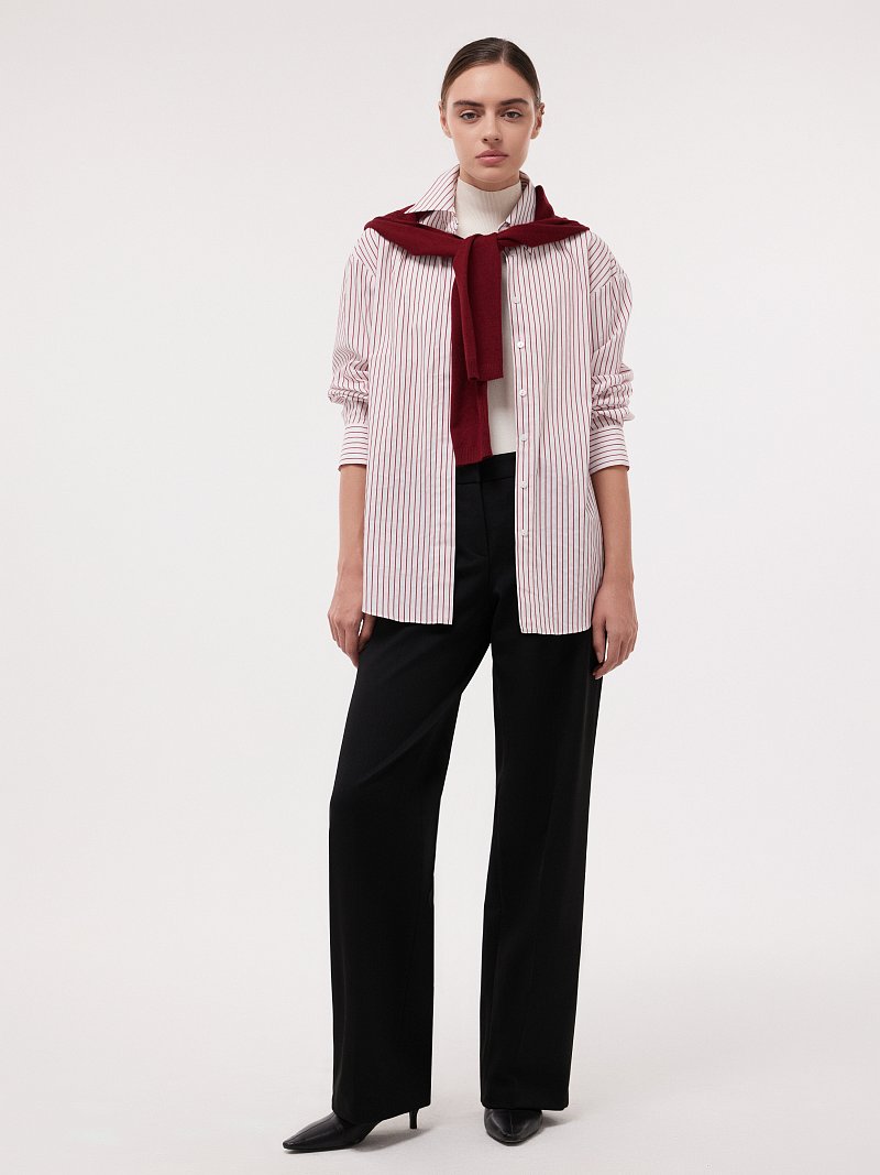 Прямые брюки со стрелками