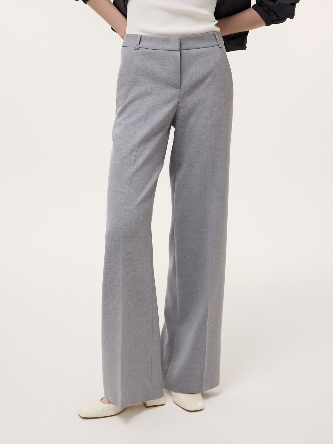 Расклешенные брюки со стрелками (Р158): фото №1