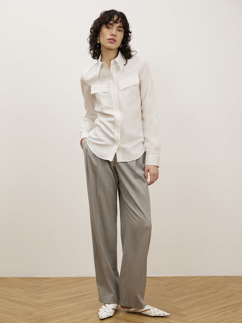 Рубашка в полоску