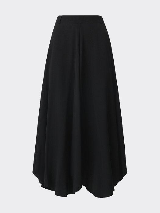 Расклешенная асимметричная юбка: фото №7