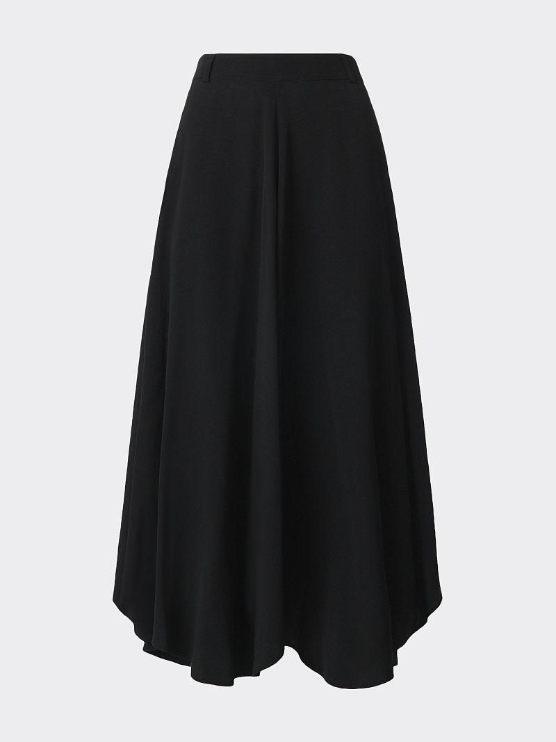 Расклешенная асимметричная юбка