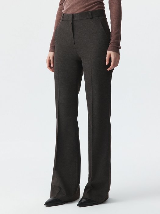 Расклешенные брюки из фланели: фото №2
